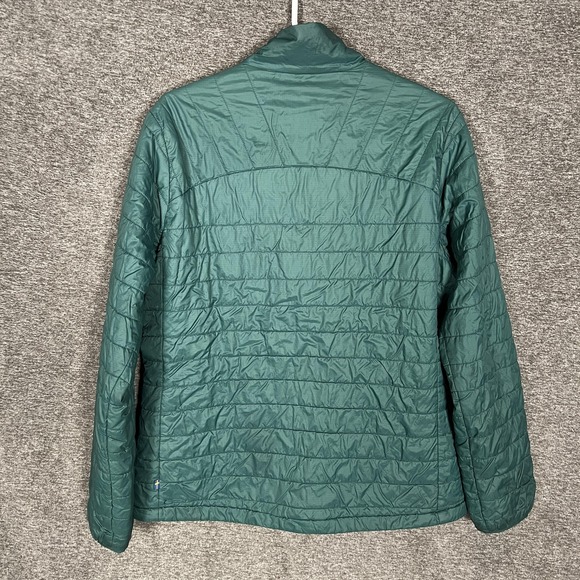Fjallraven Expedition X-Latt Jacket Womens Large Green Lightweight Puffer Zip - Picture 9 of 13